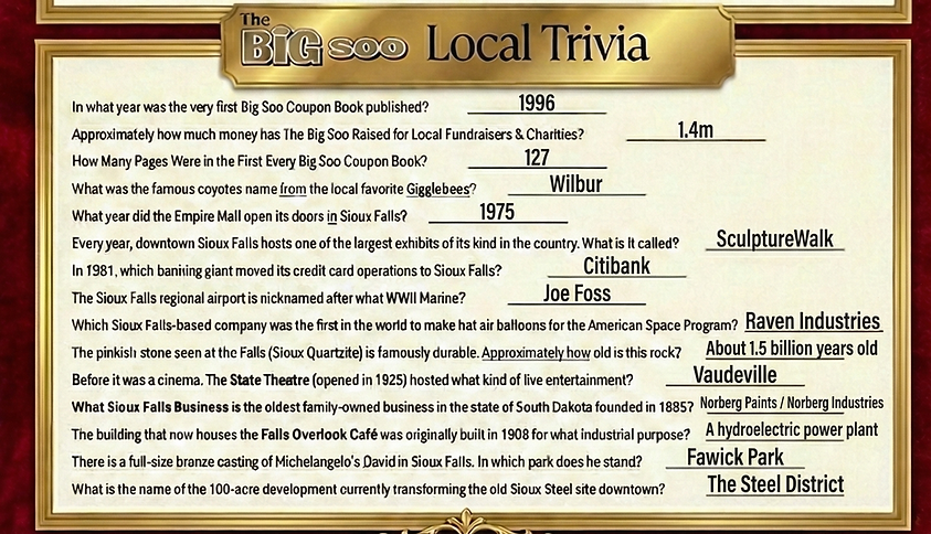 Local Trivia Answers