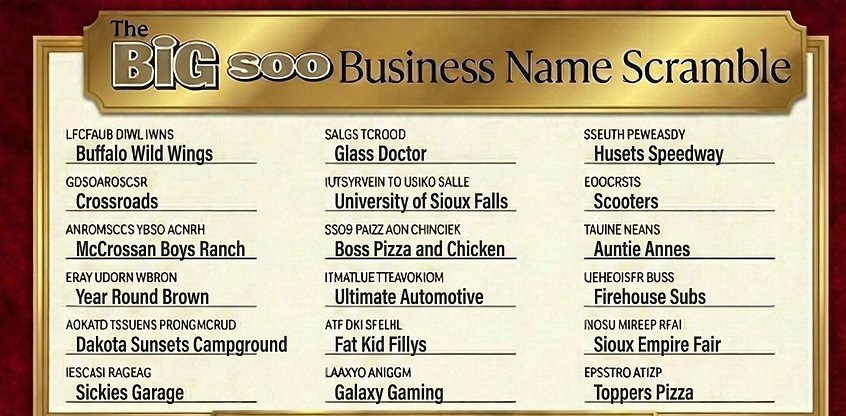 Business Name Scramble Answers