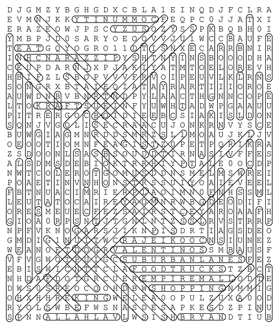 Word Search Answers